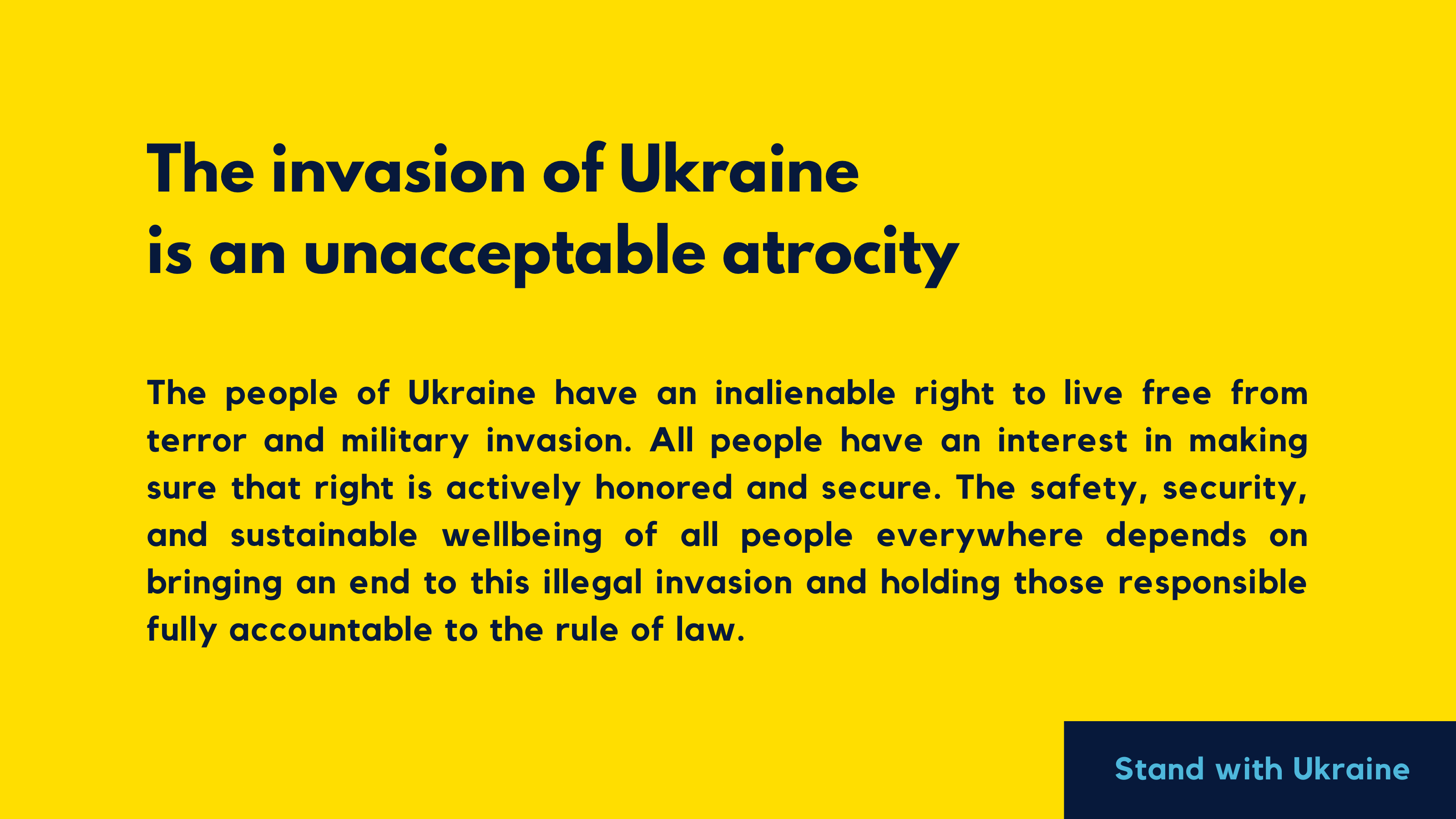 CCI joins call to end fossil fuel addiction that funds Putin